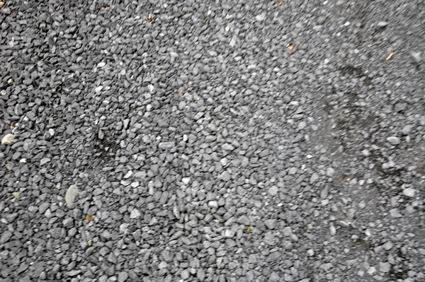 Hard parked Gravel roads